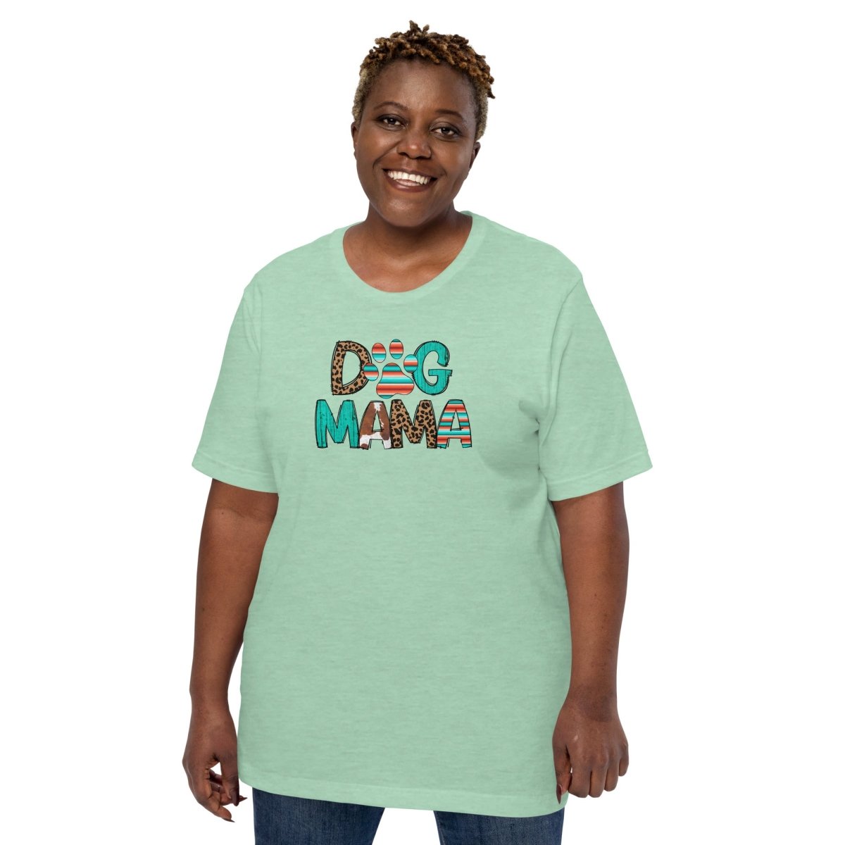 Dog Mama Leopard Print T-Shirt - DoggyLoveandMore