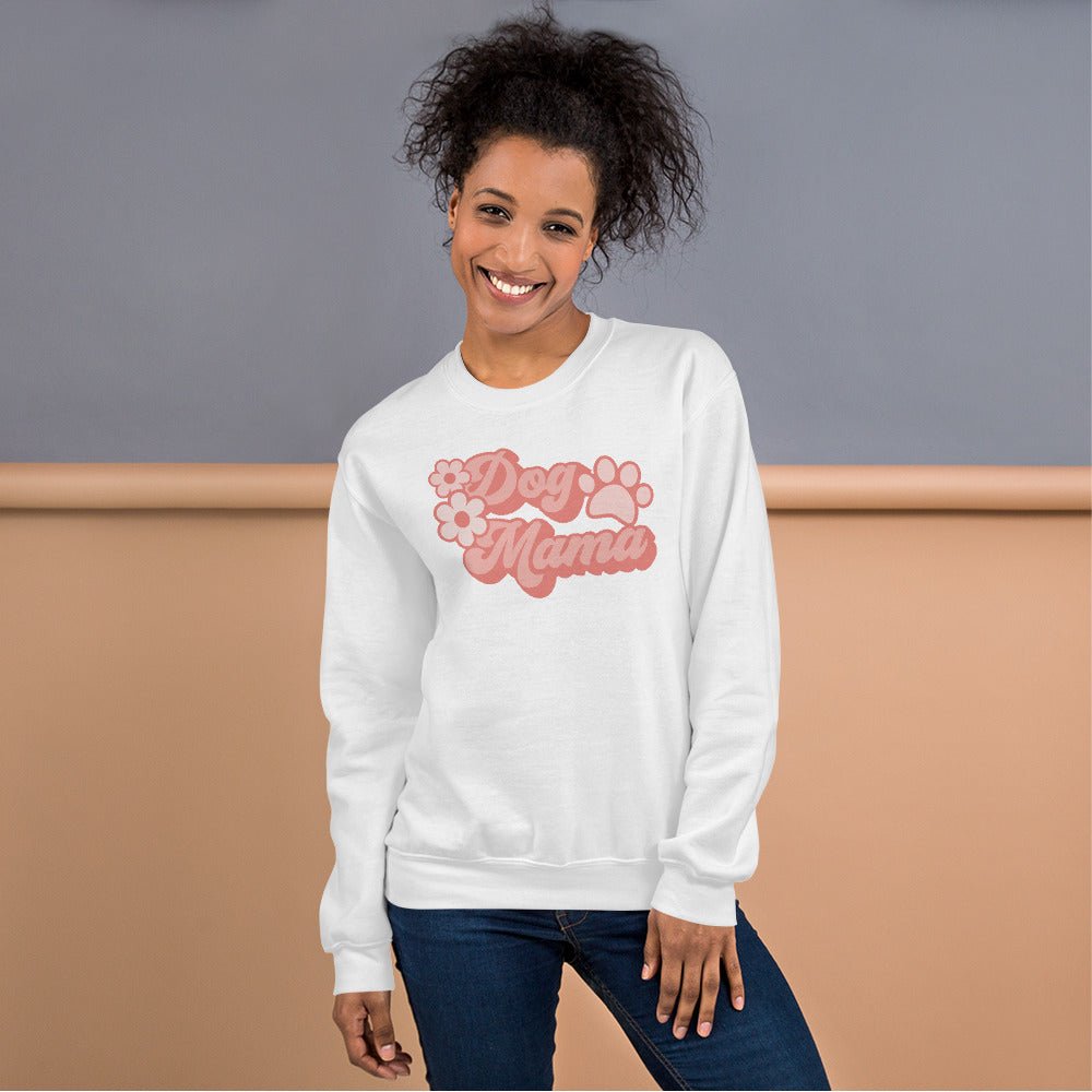 Dog Mama Retro Sweatshirt - DoggyLoveandMore