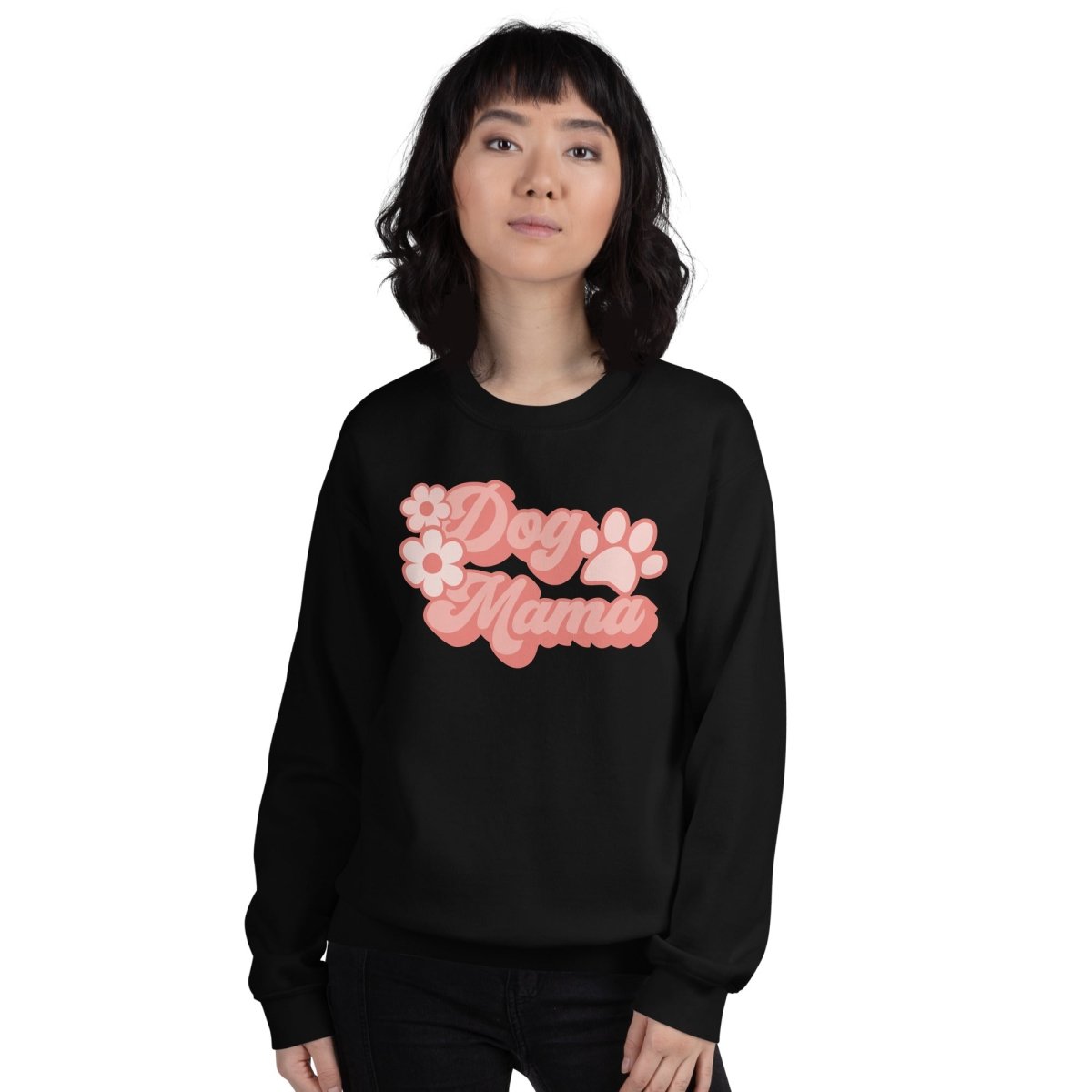 Dog Mama Retro Sweatshirt - DoggyLoveandMore