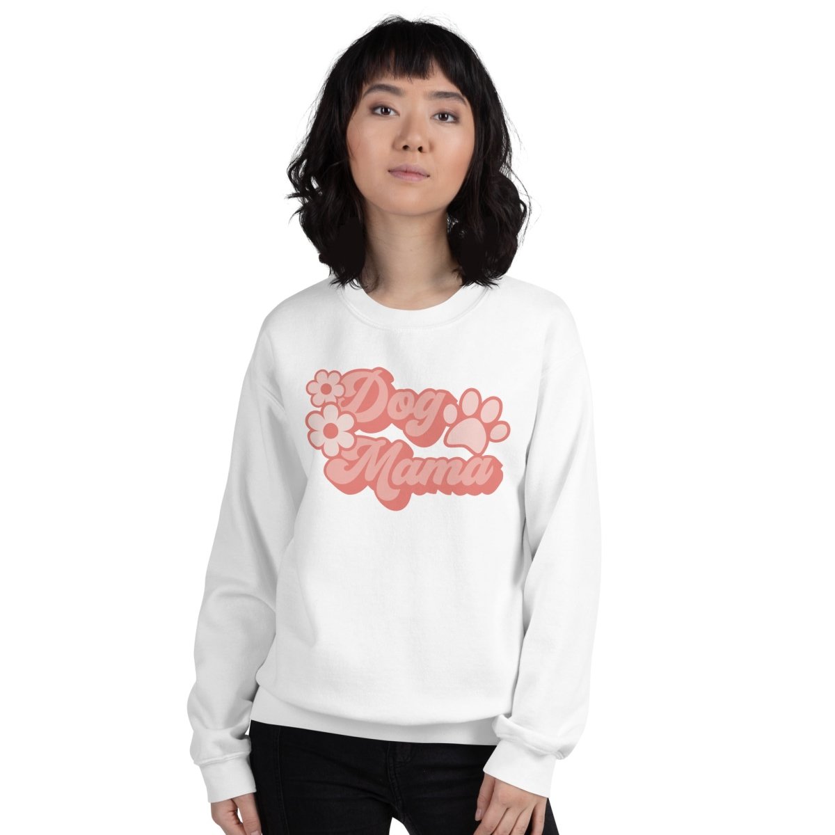 Dog Mama Retro Sweatshirt - DoggyLoveandMore