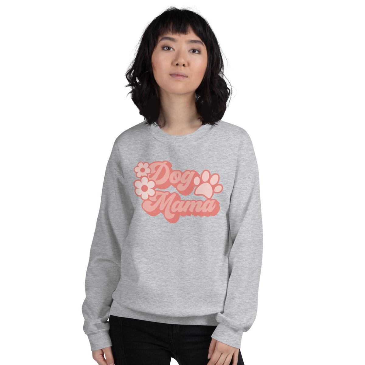 Dog Mama Retro Sweatshirt - DoggyLoveandMore