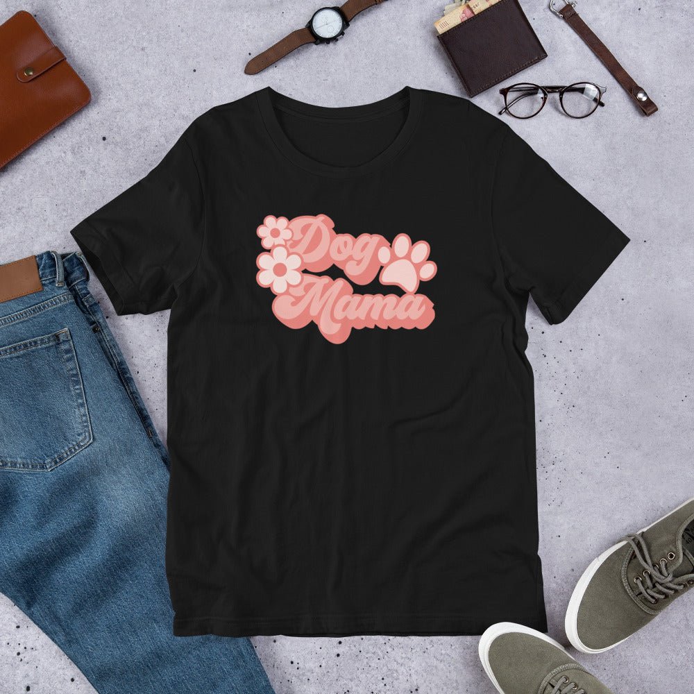 Dog Mama Retro T-Shirt - DoggyLoveandMore