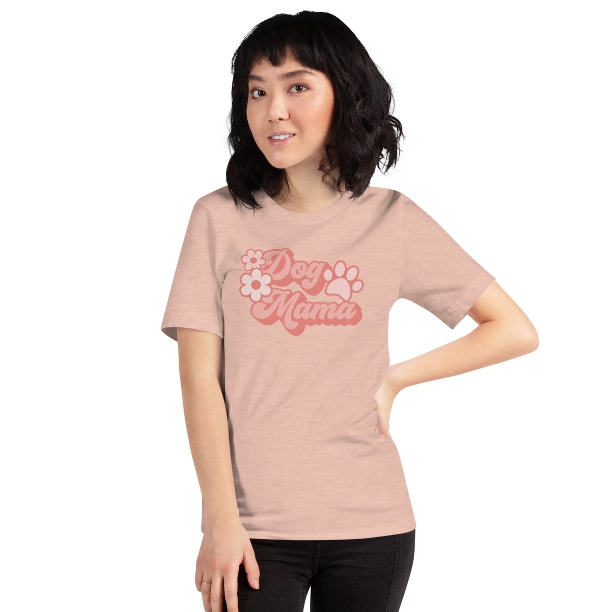 Dog Mama Retro T-Shirt - DoggyLoveandMore