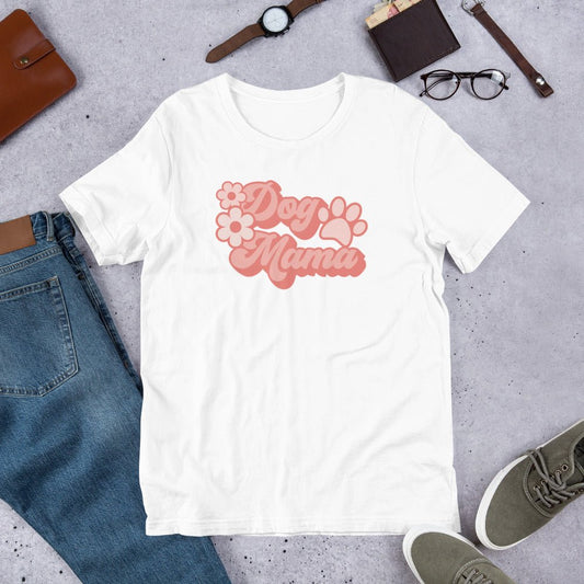 Dog Mama Retro T-Shirt - DoggyLoveandMore