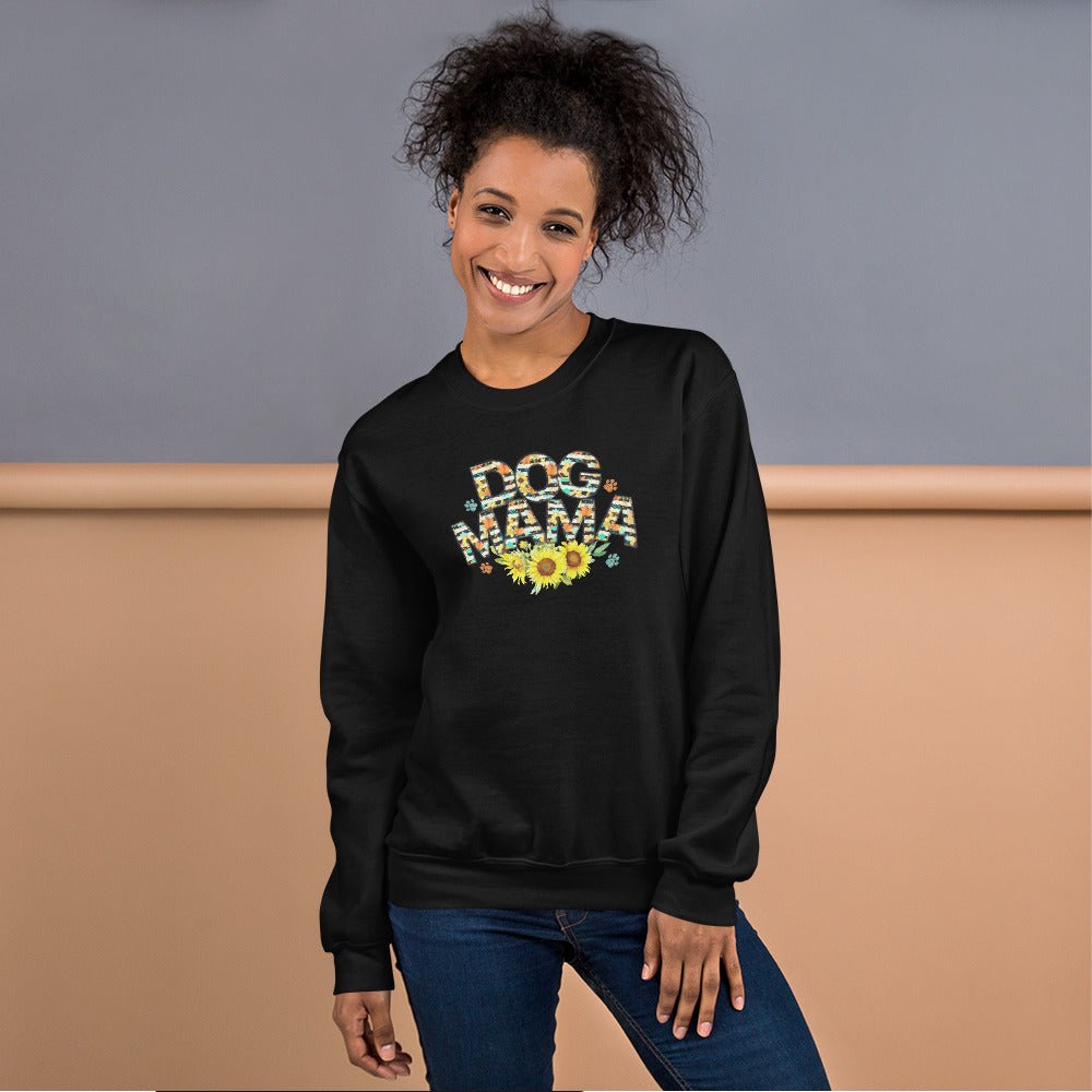 Dog Mama Sunflower Sweatshirt - DoggyLoveandMore