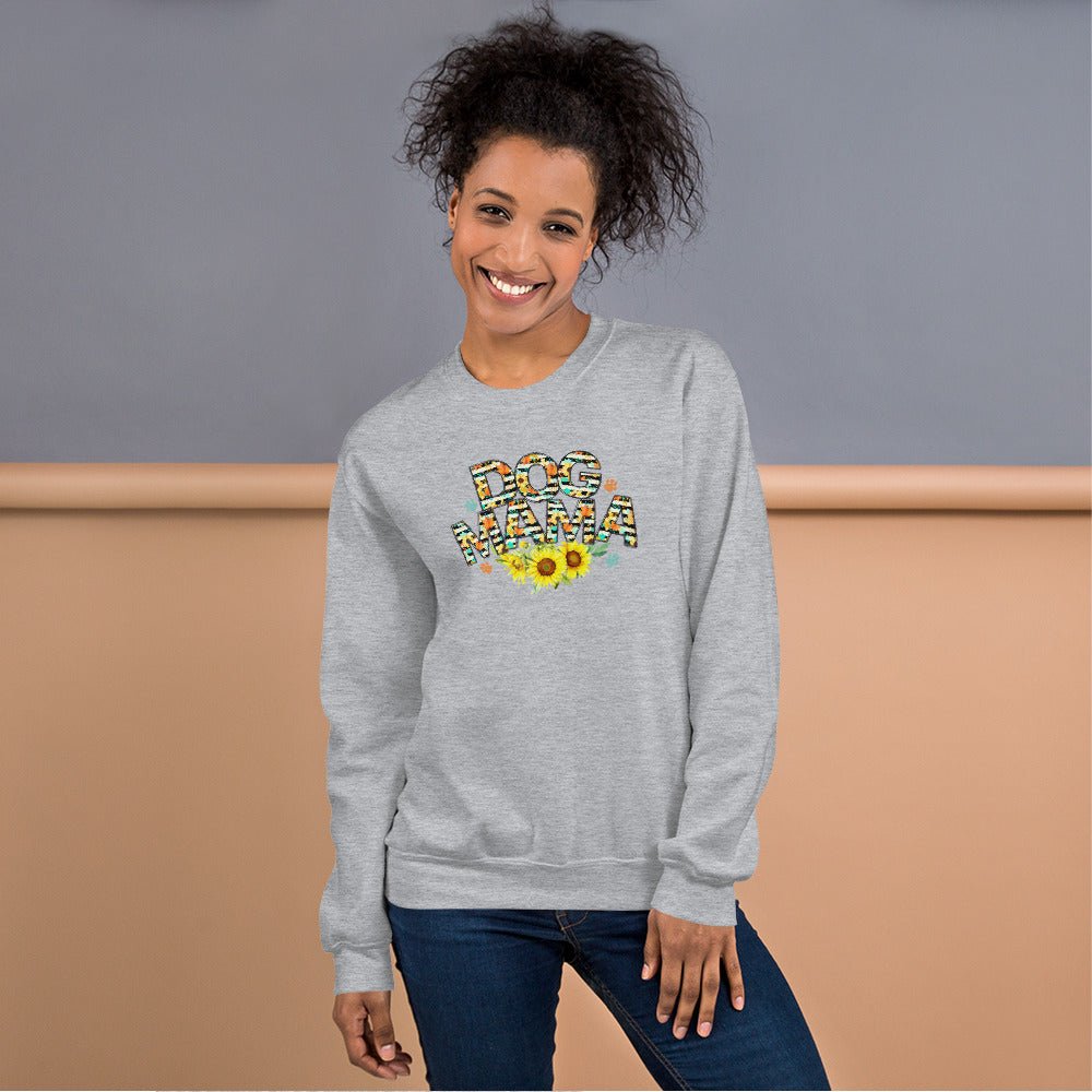 Dog Mama Sunflower Sweatshirt - DoggyLoveandMore