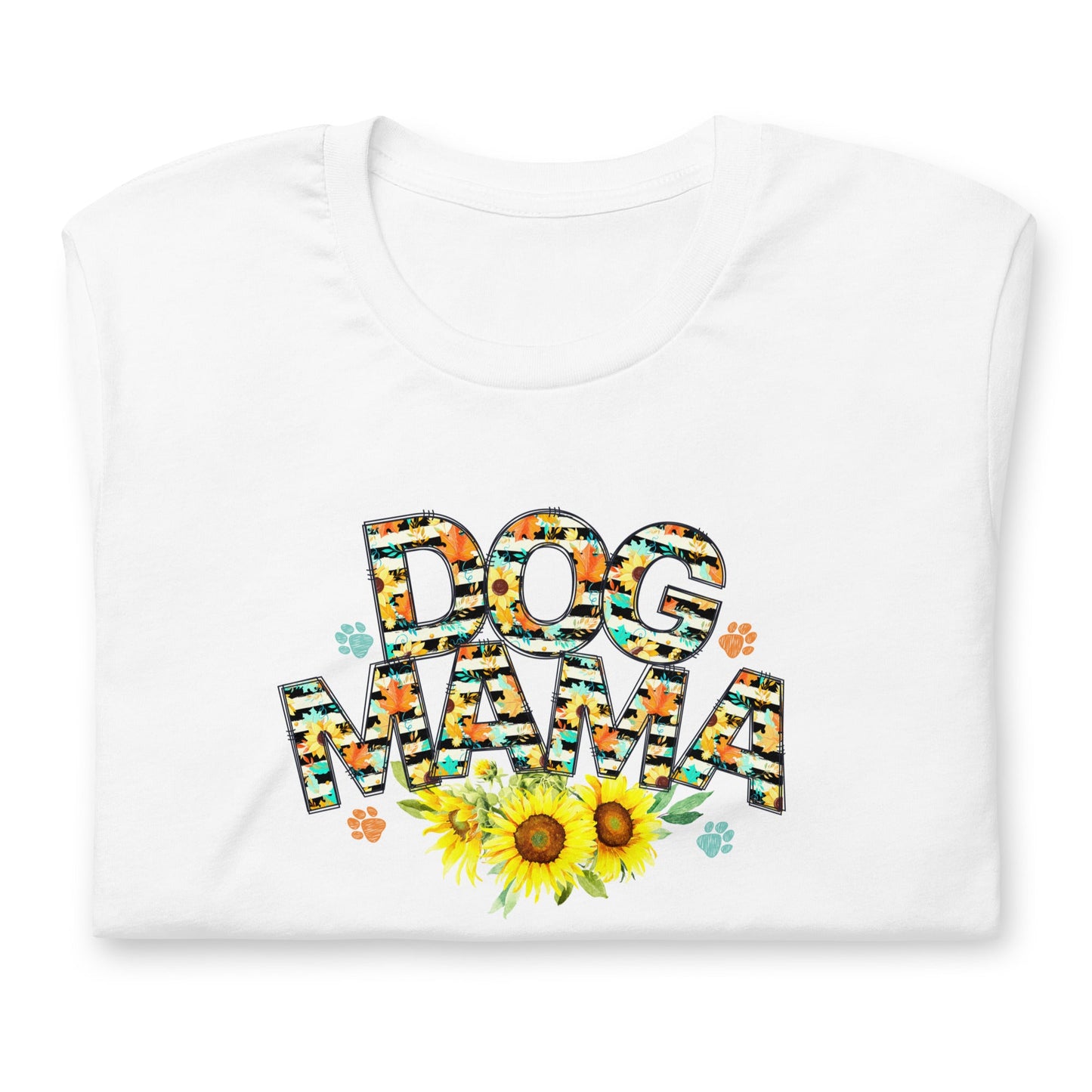 Dog Mama Sunflower T-Shirt - DoggyLoveandMore