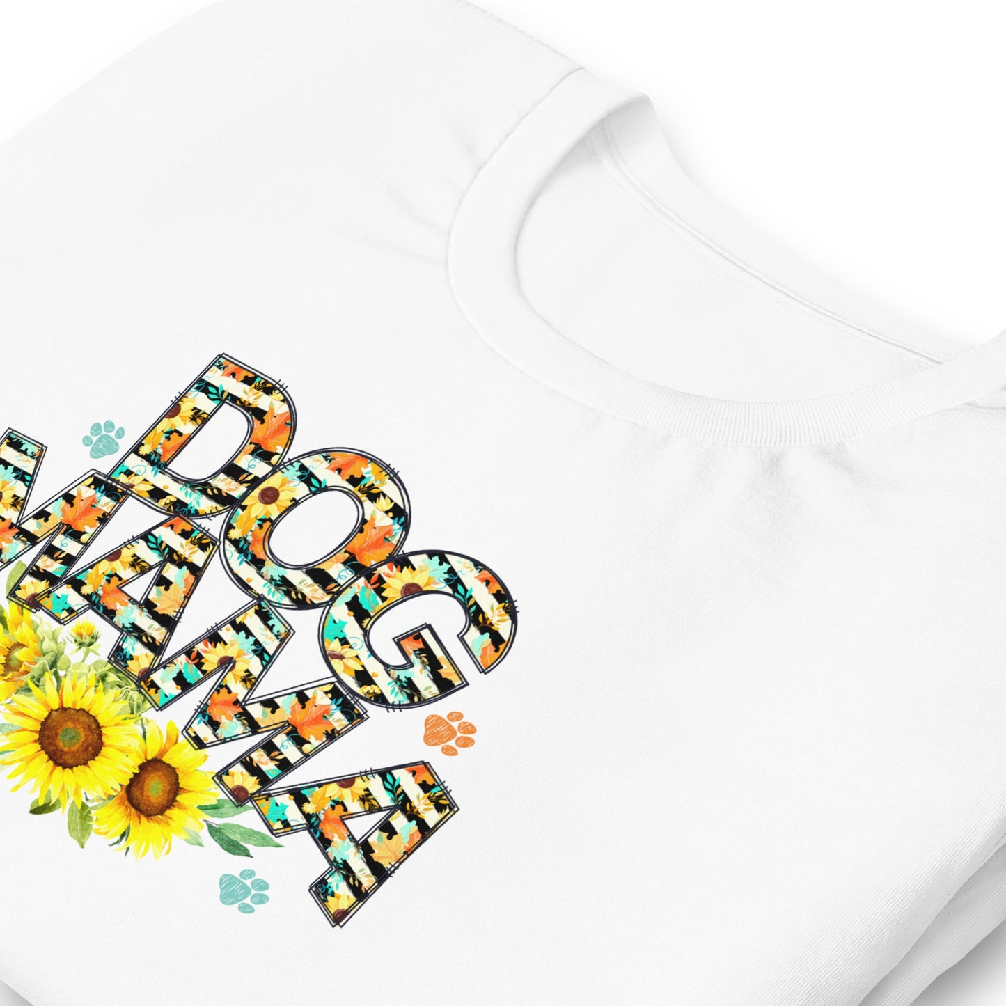 Dog Mama Sunflower T-Shirt - DoggyLoveandMore