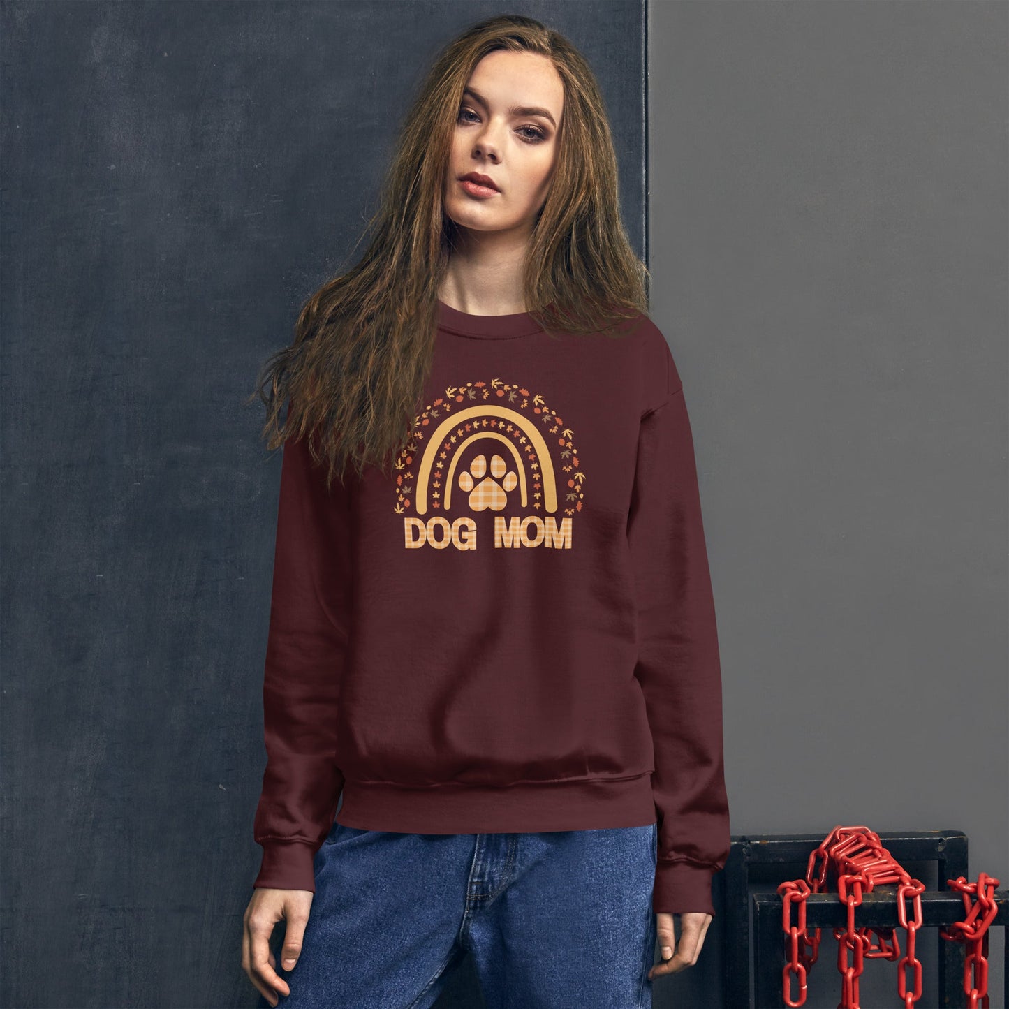 Dog Mom Fall Sweatshirt - DoggyLoveandMore