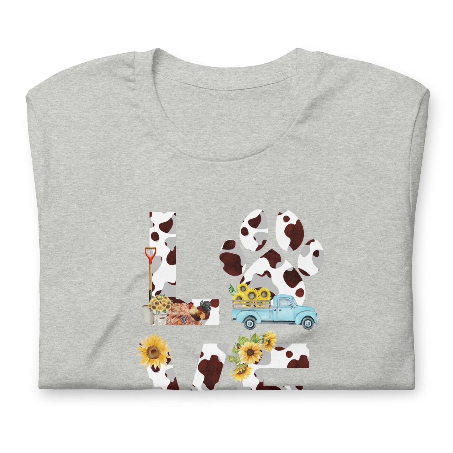 Dog Mom Farm Love T-Shirt - DoggyLoveandMore