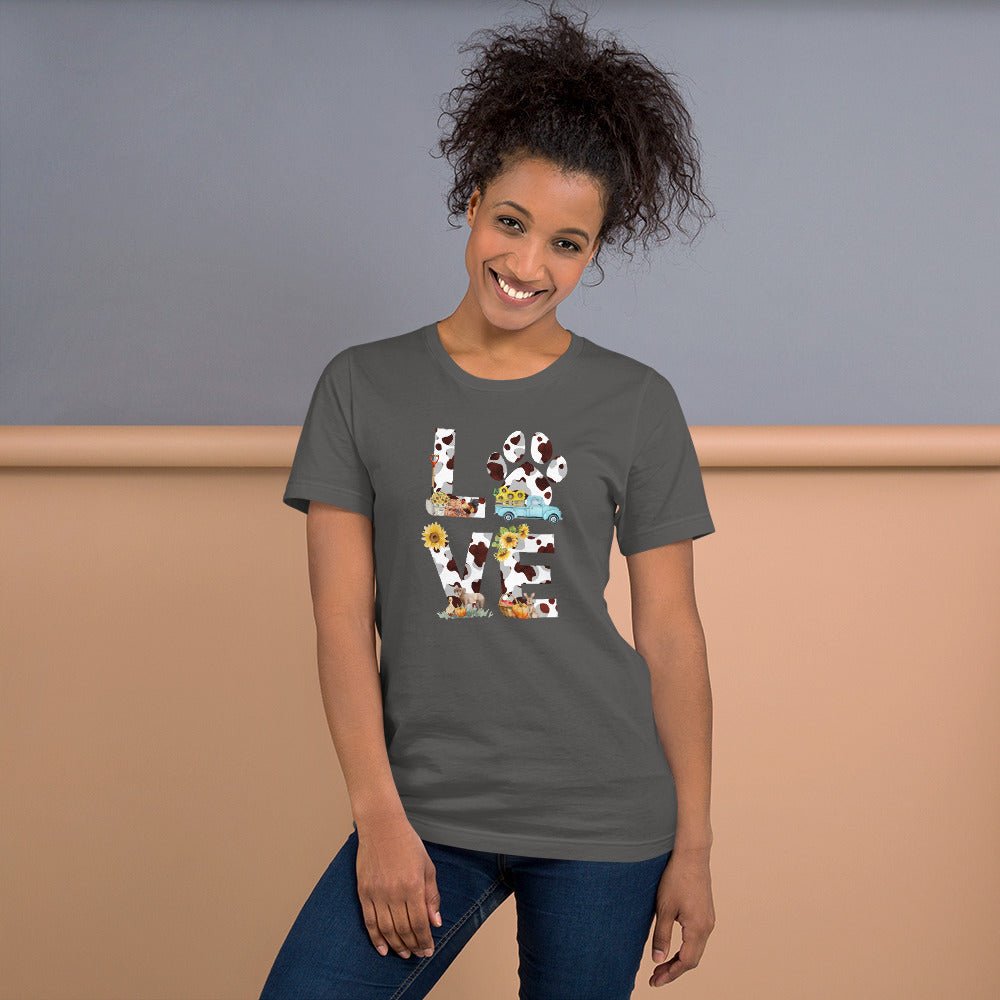 Dog Mom Farm Love T-Shirt - DoggyLoveandMore