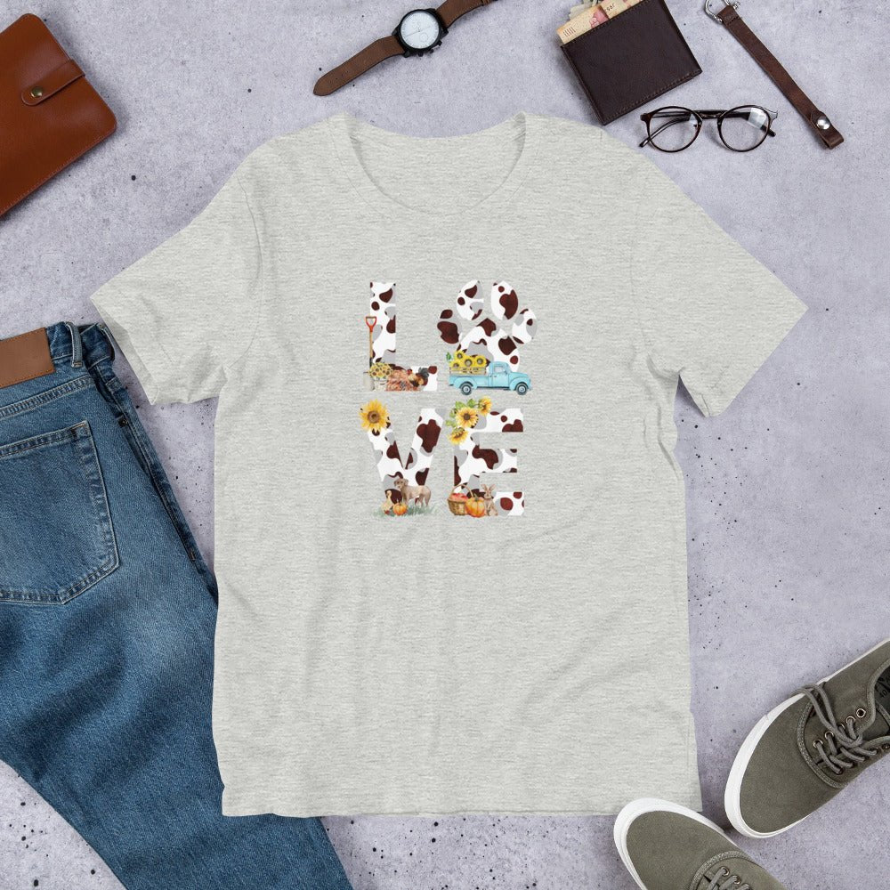 Dog Mom Farm Love T-Shirt - DoggyLoveandMore