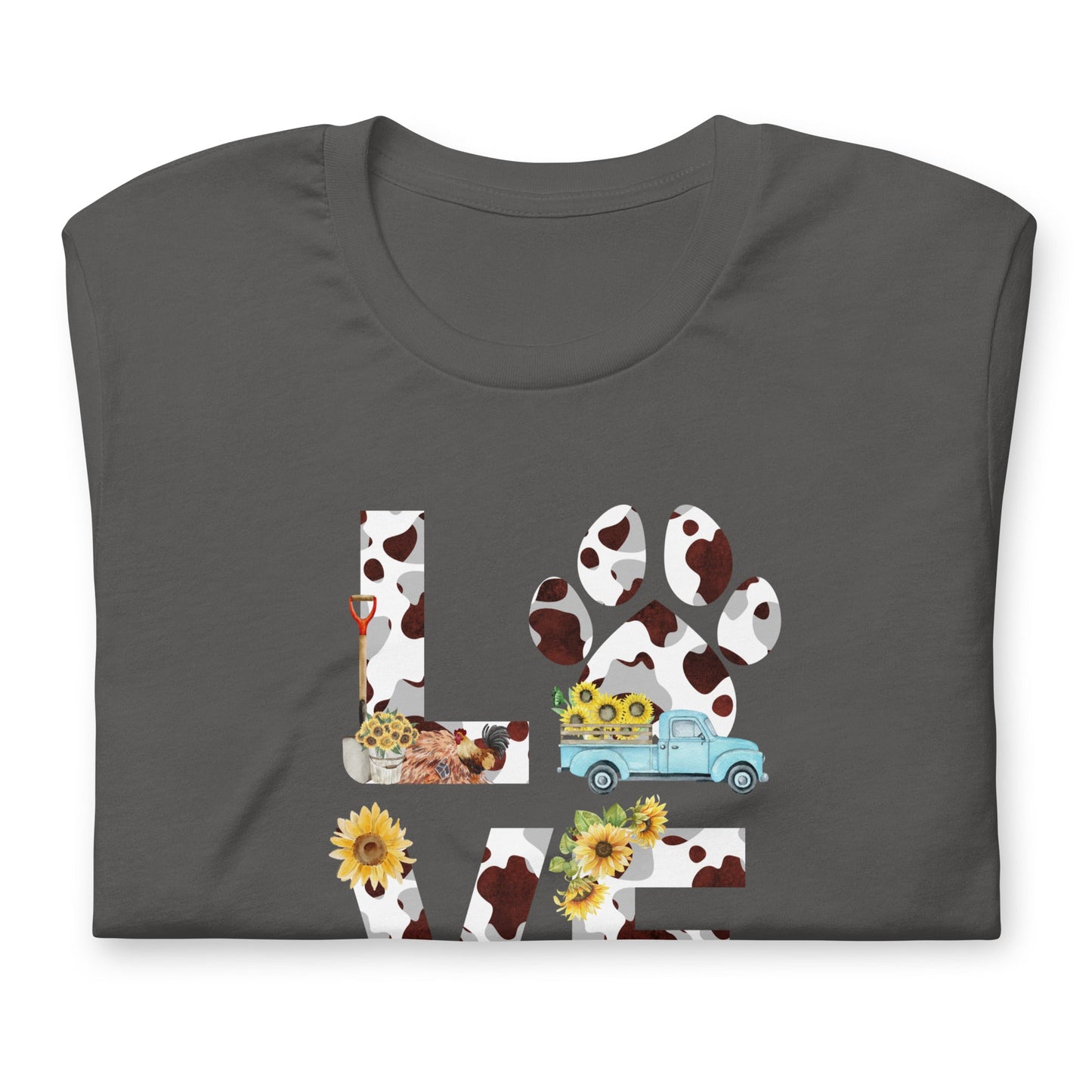 Dog Mom Farm Love T-Shirt - DoggyLoveandMore