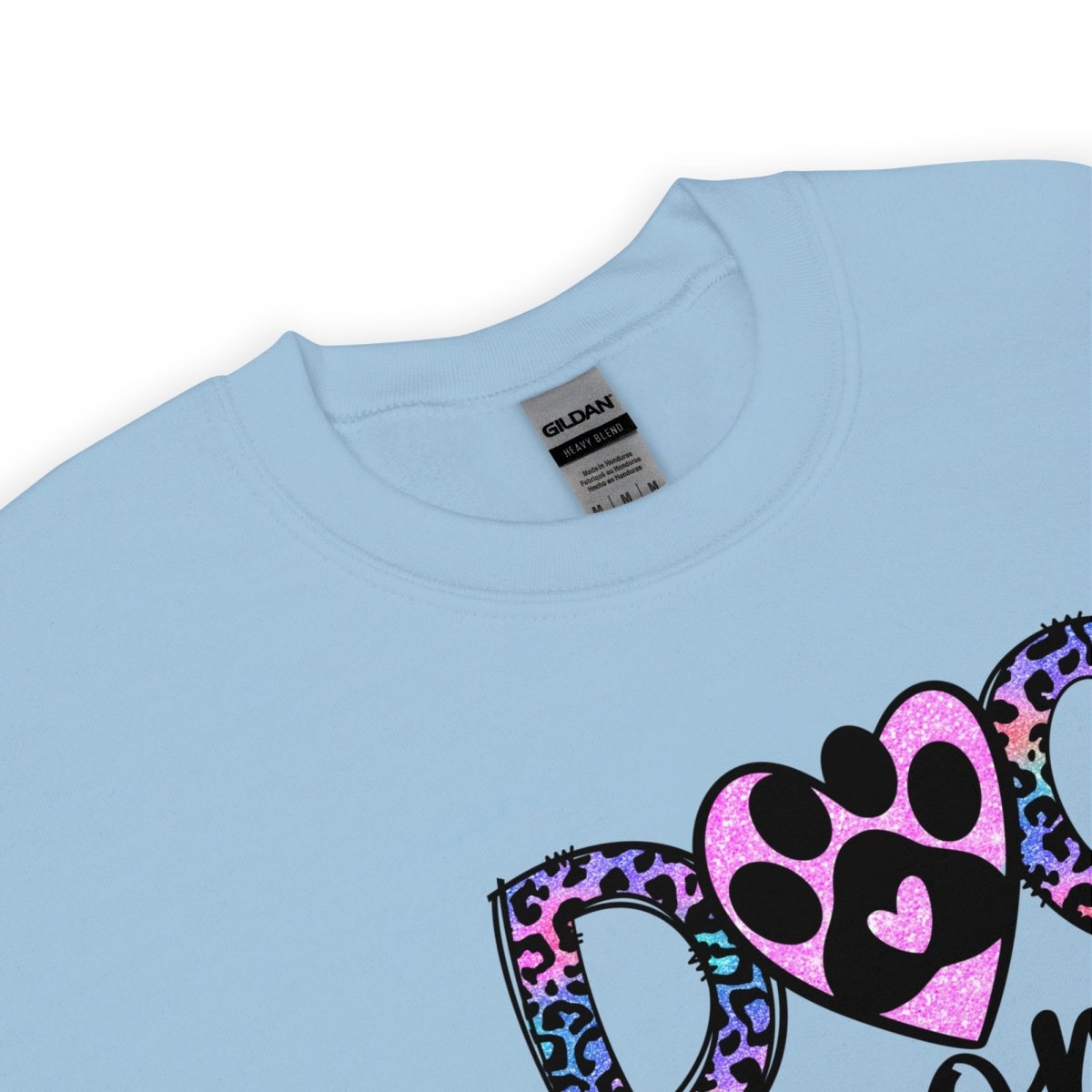 Dog Mom Leopard Paw Sweatshirt - DoggyLoveandMore