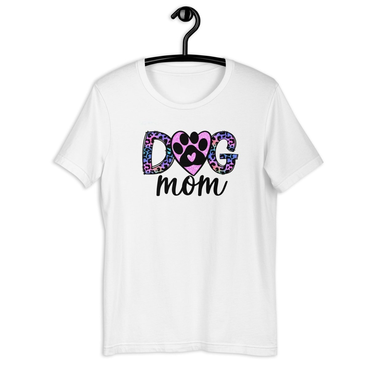 Dog Mom Leopard Paw T-Shirt - DoggyLoveandMore