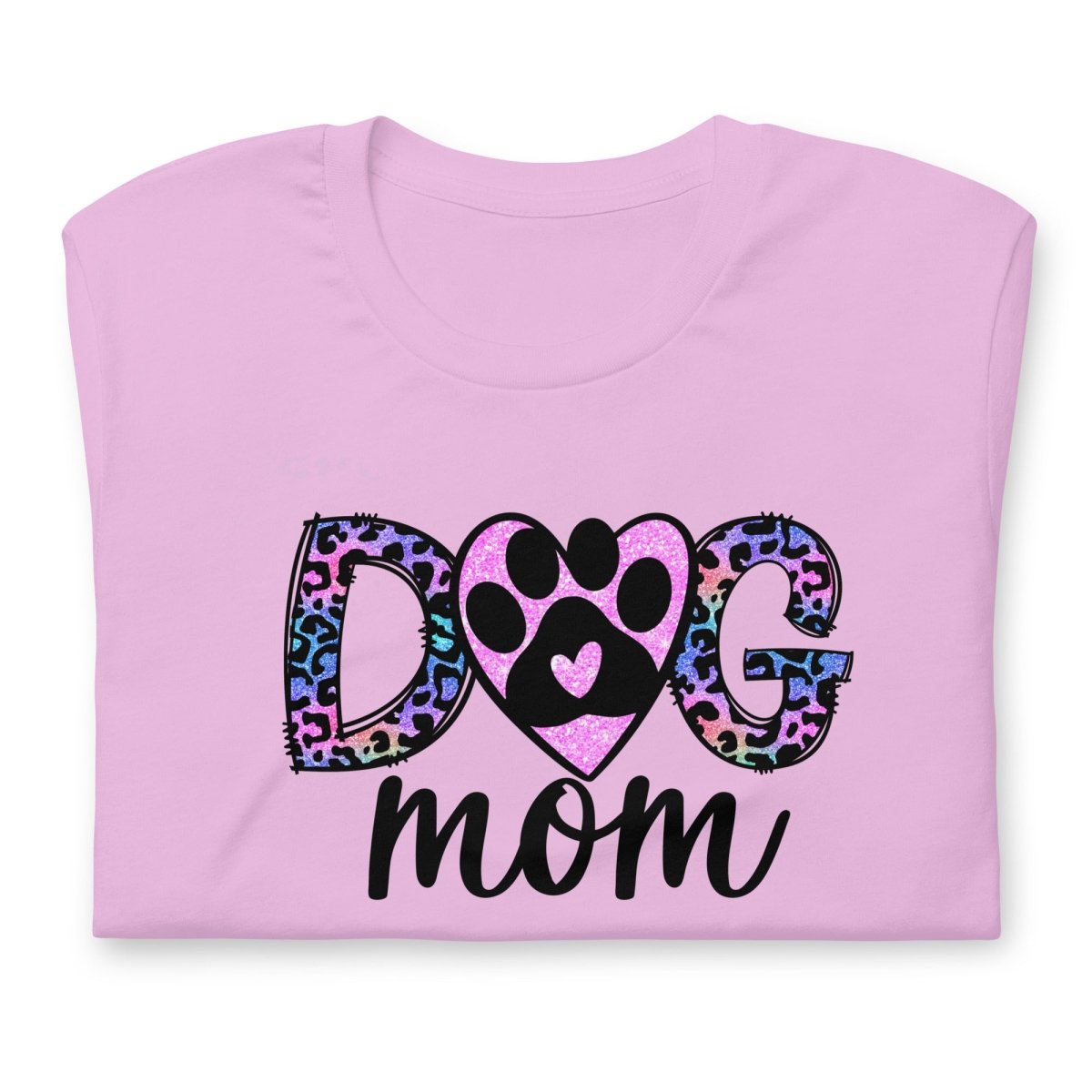 Dog Mom Leopard Paw T-Shirt - DoggyLoveandMore