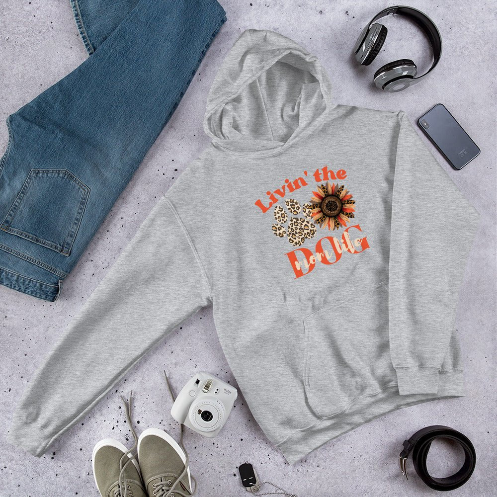 Dog Mom Life Hoodie - DoggyLoveandMore