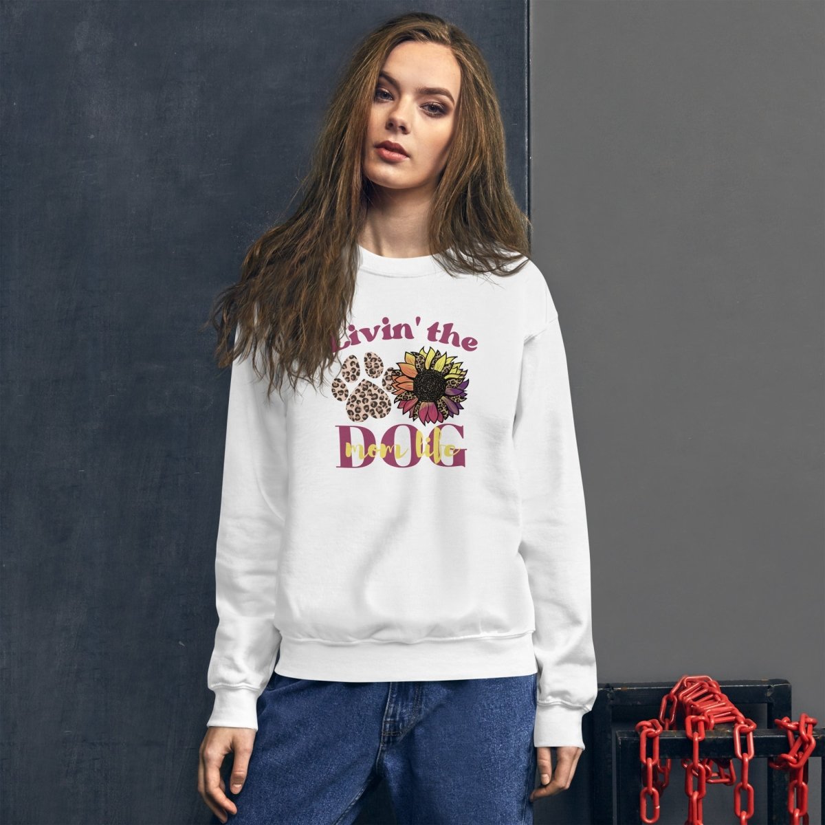 Dog Mom Life Sweatshirt - DoggyLoveandMore