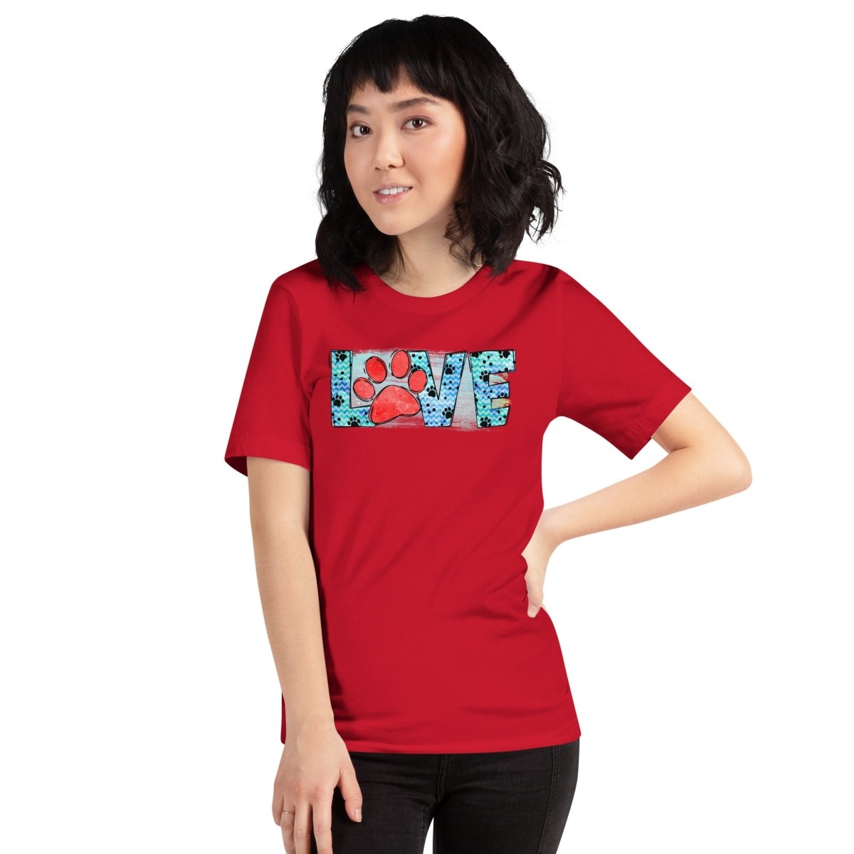 Dog Mom Love T-Shirt - DoggyLoveandMore