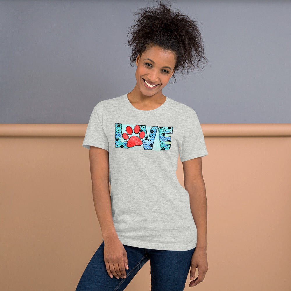 Dog Mom Love T-Shirt - DoggyLoveandMore