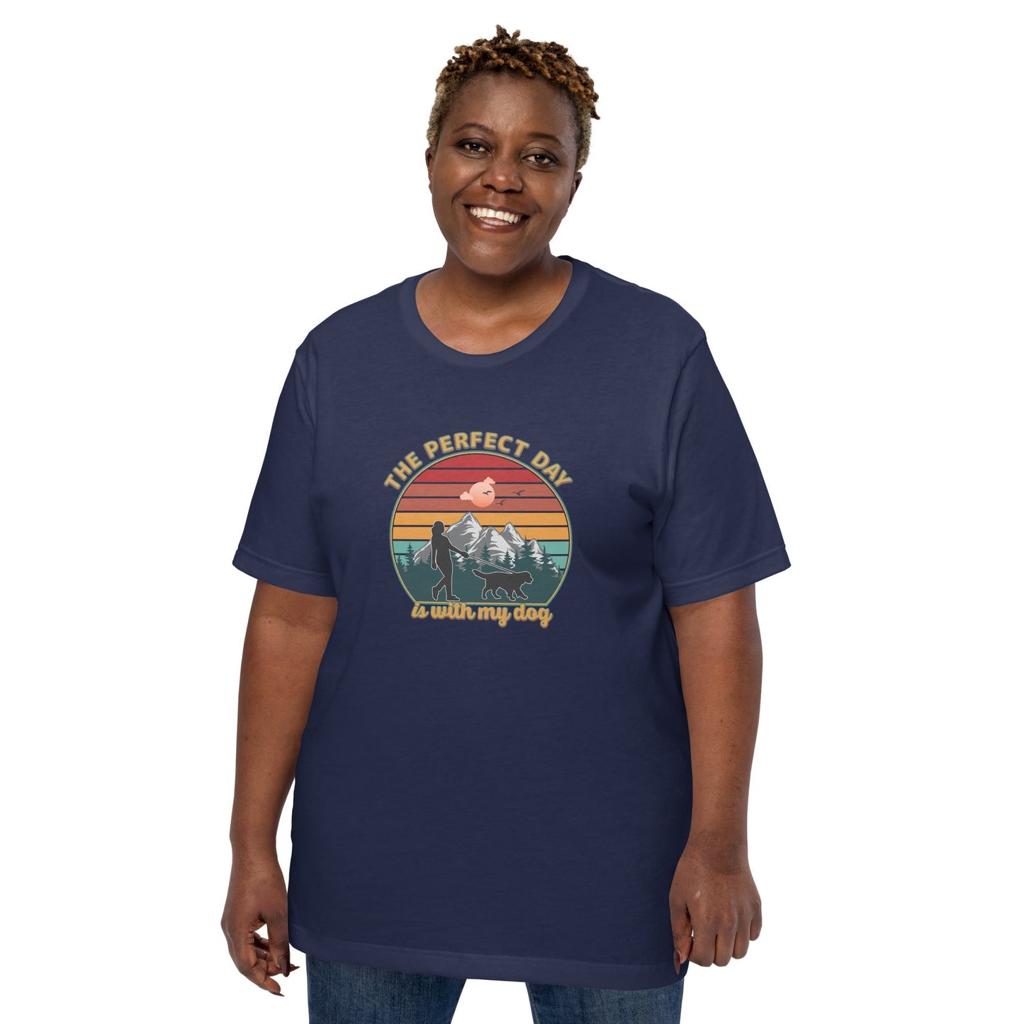 Dog Mom Perfect Day T-Shirt - DoggyLoveandMore