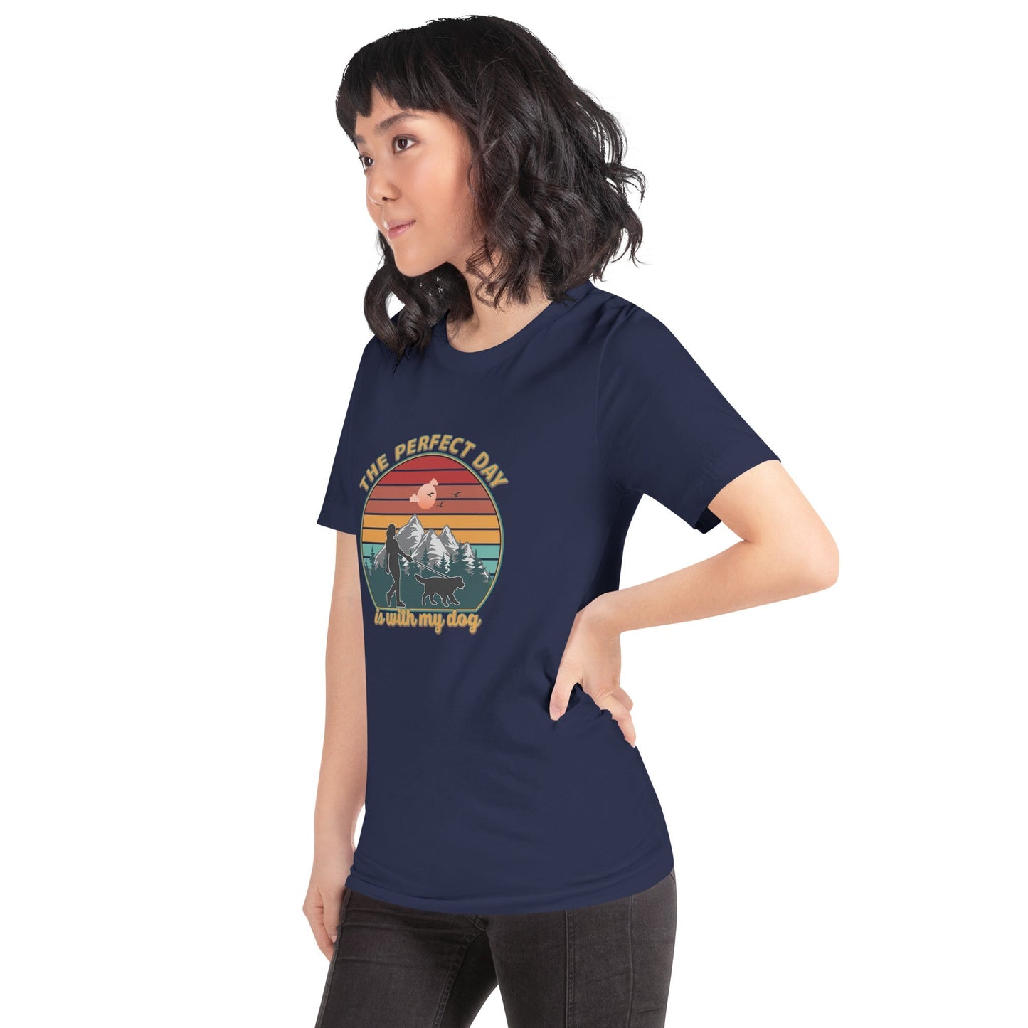 Dog Mom Perfect Day T-Shirt - DoggyLoveandMore