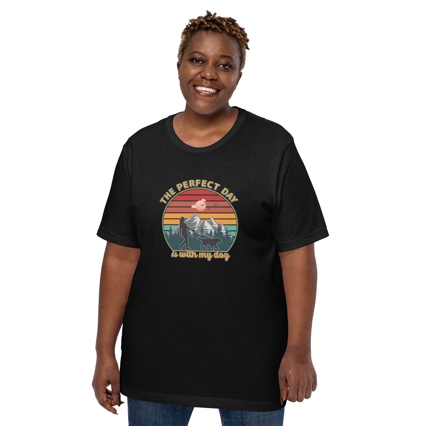 Dog Mom Perfect Day T-Shirt - DoggyLoveandMore