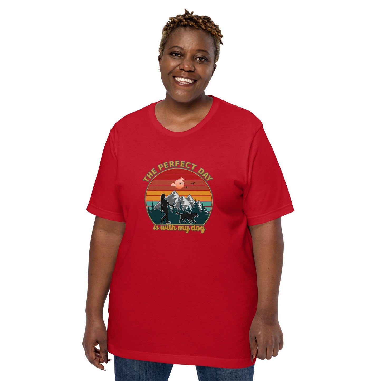 Dog Mom Perfect Day T-Shirt - DoggyLoveandMore