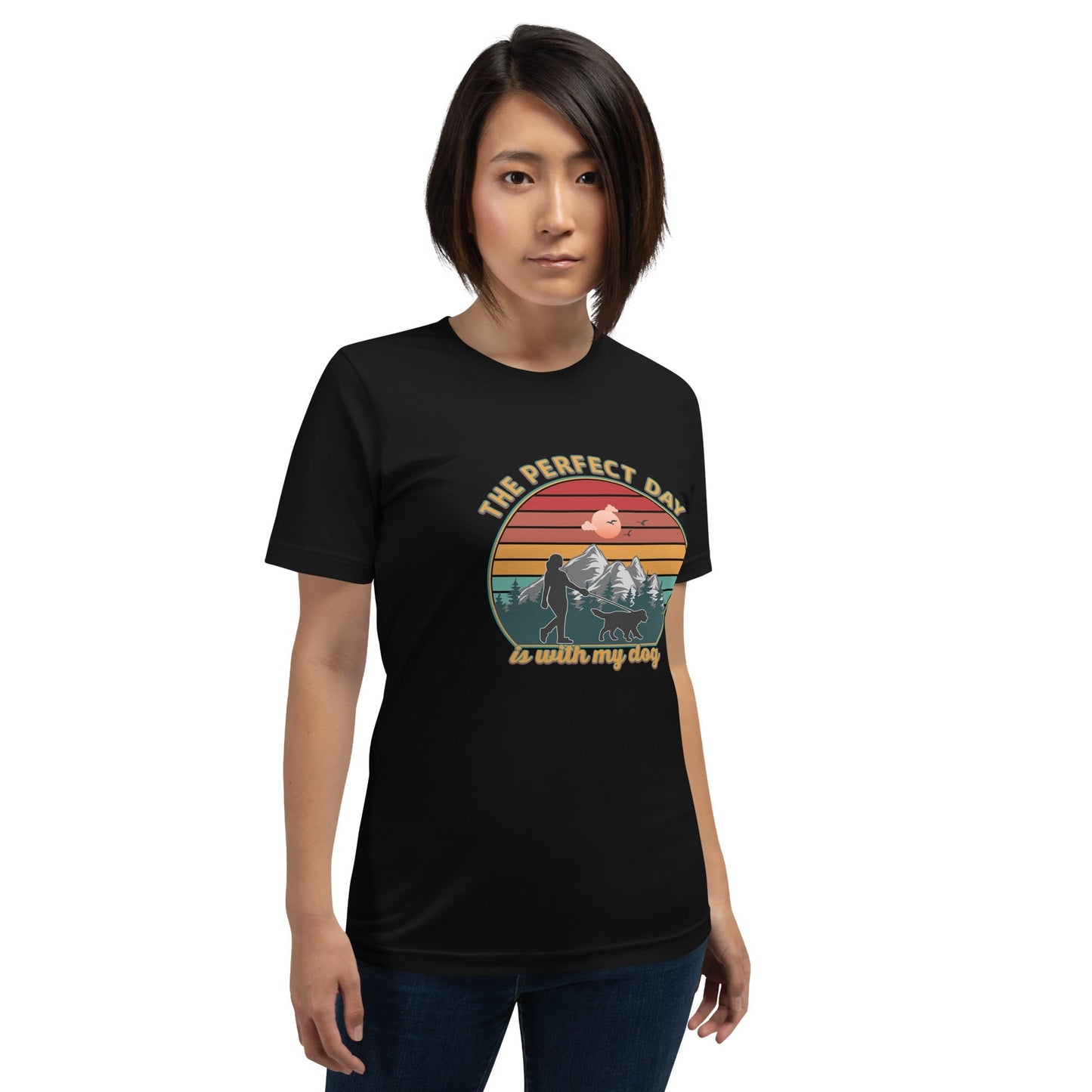 Dog Mom Perfect Day T-Shirt - DoggyLoveandMore