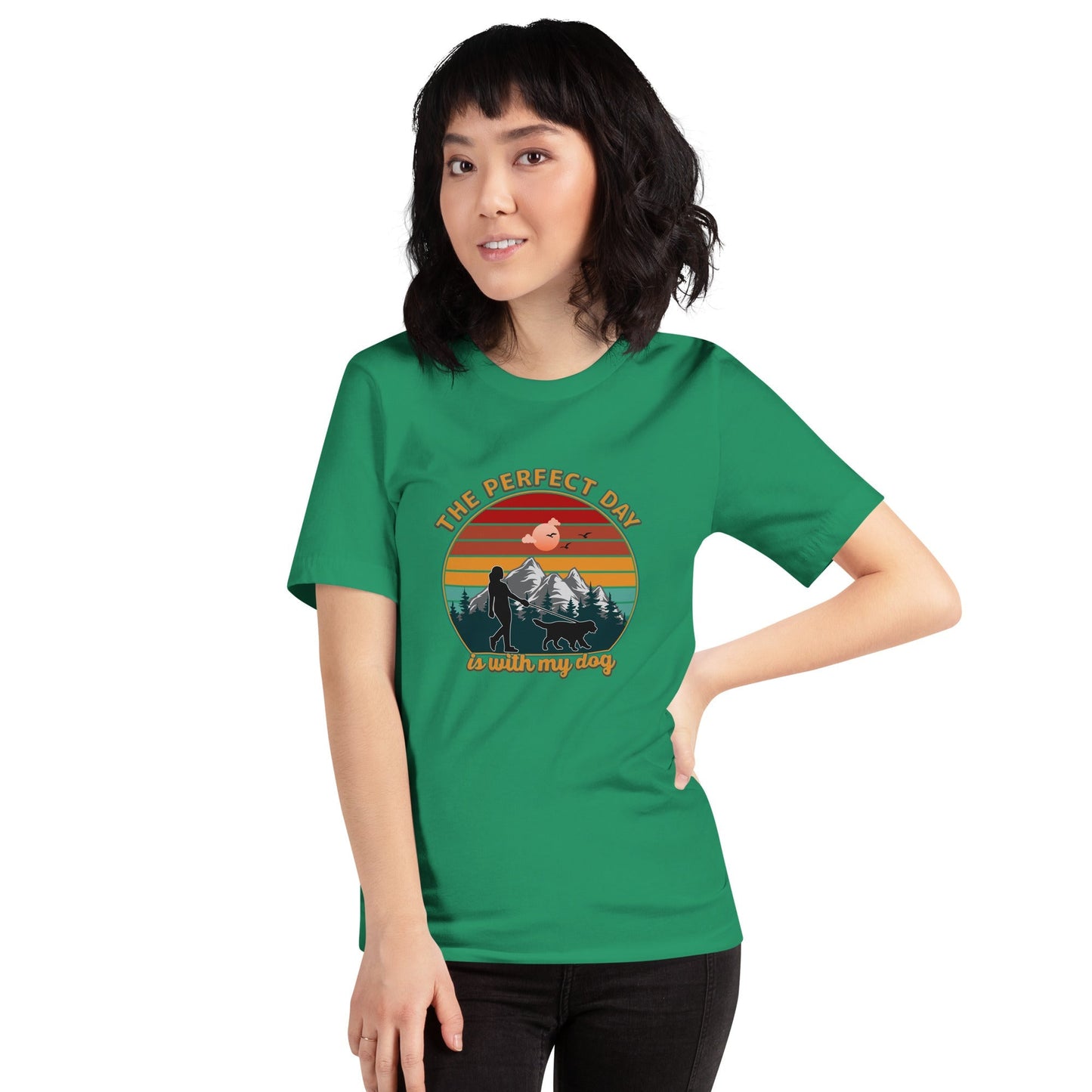 Dog Mom Perfect Day T-Shirt - DoggyLoveandMore