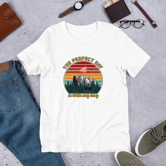 Dog Mom Perfect Day T-Shirt - DoggyLoveandMore