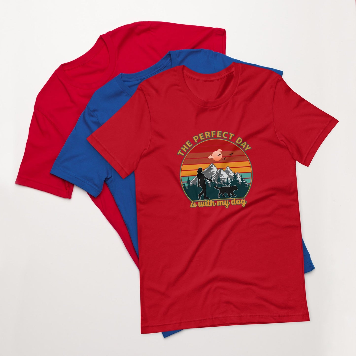 Dog Mom Perfect Day T-Shirt - DoggyLoveandMore