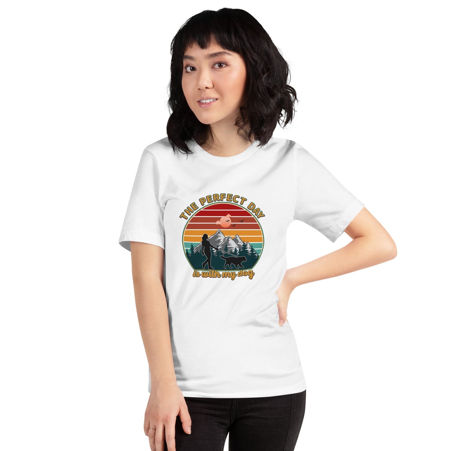Dog Mom Perfect Day T-Shirt - DoggyLoveandMore