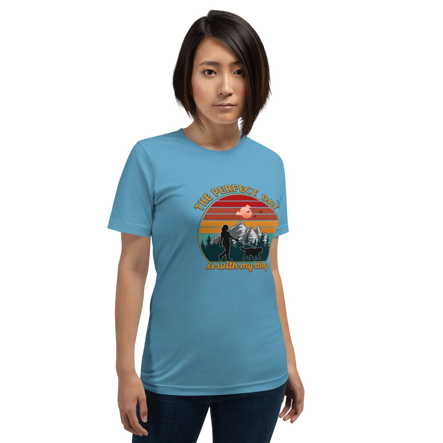 Dog Mom Perfect Day T-Shirt - DoggyLoveandMore