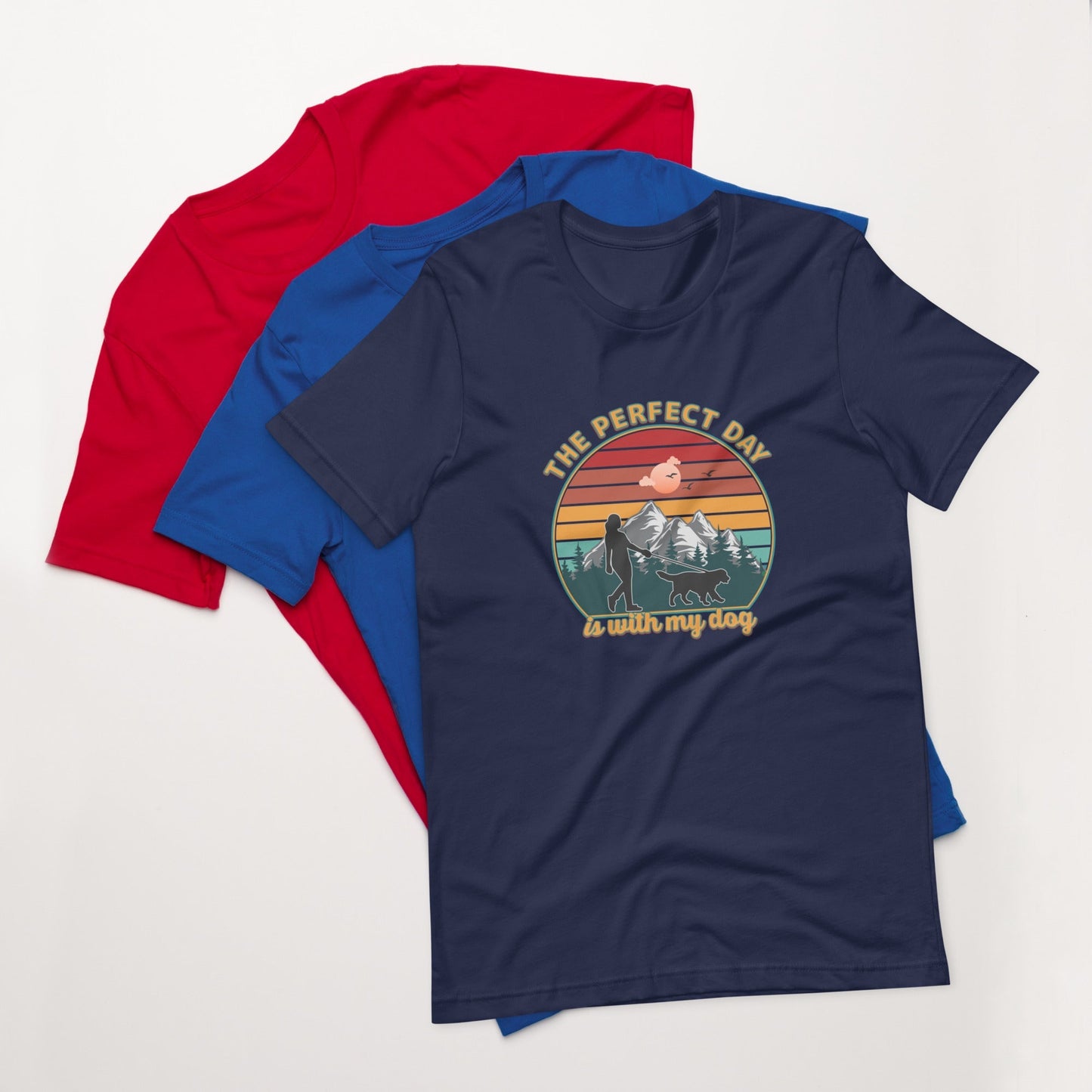 Dog Mom Perfect Day T-Shirt - DoggyLoveandMore