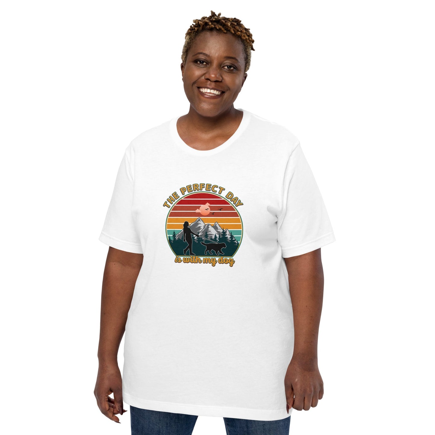 Dog Mom Perfect Day T-Shirt - DoggyLoveandMore