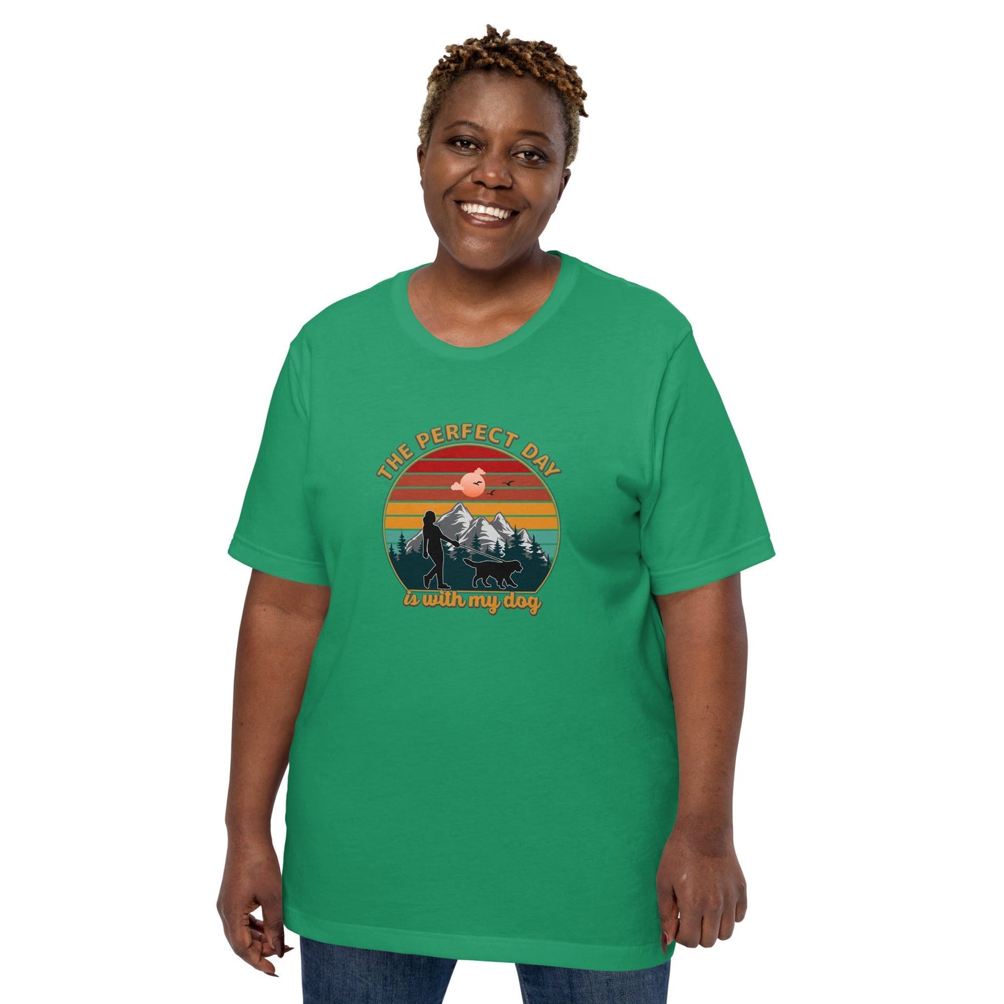 Dog Mom Perfect Day T-Shirt - DoggyLoveandMore