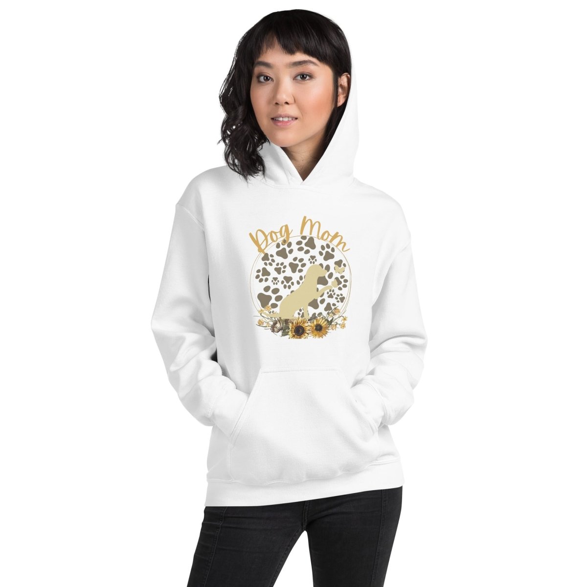 Dog Mom Pup and Butterflies Hoodie - DoggyLoveandMore