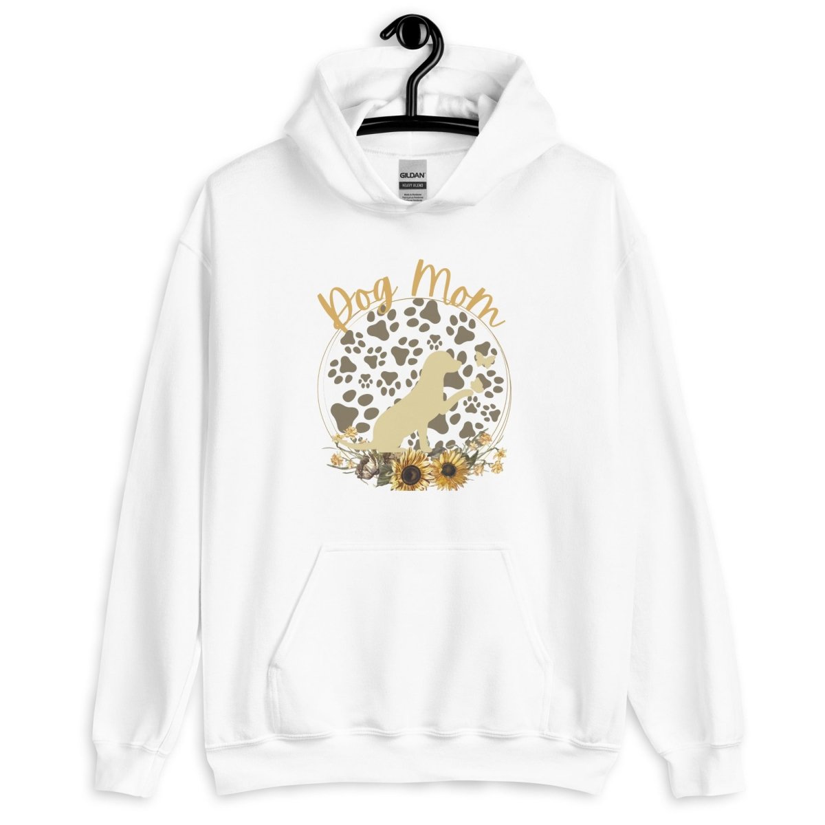 Dog Mom Pup and Butterflies Hoodie - DoggyLoveandMore