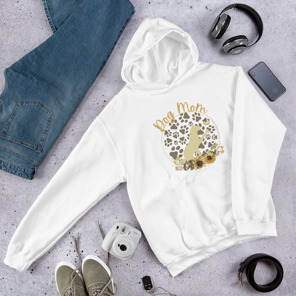Dog Mom Pup and Butterflies Hoodie - DoggyLoveandMore