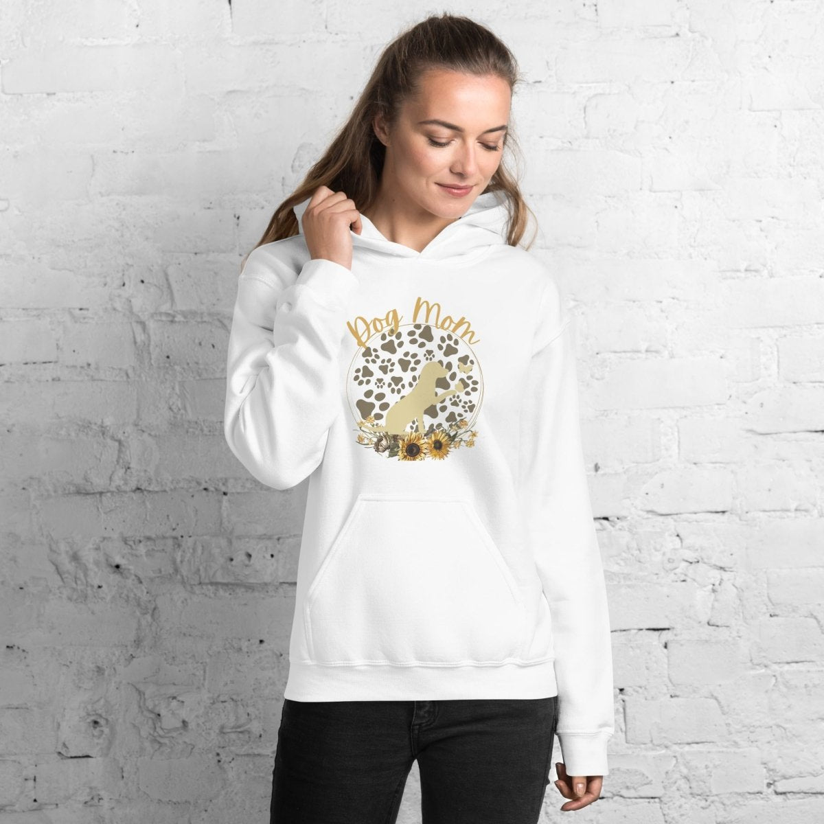 Dog Mom Pup and Butterflies Hoodie - DoggyLoveandMore