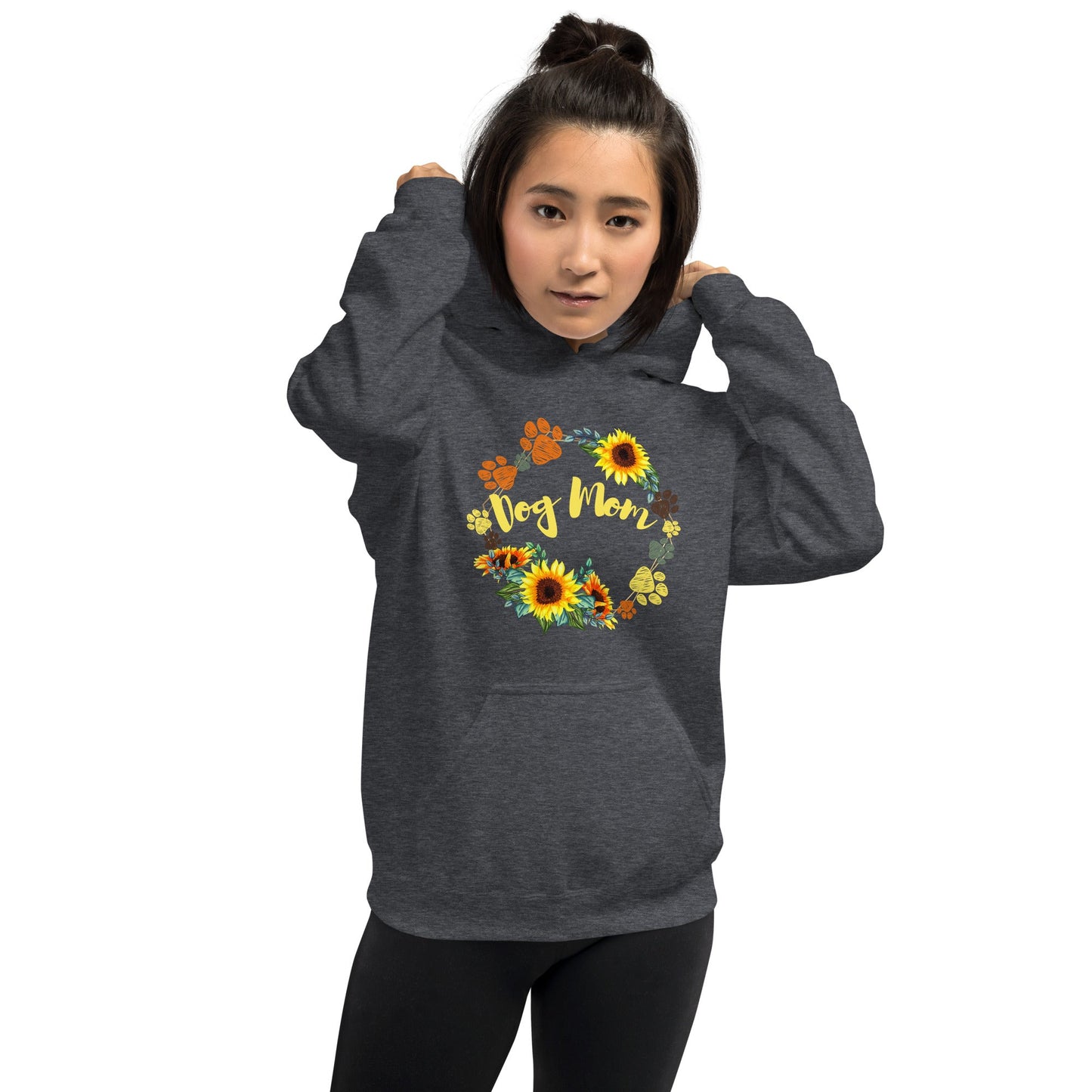 Dog Mom Sunflower Hoodie - DoggyLoveandMore