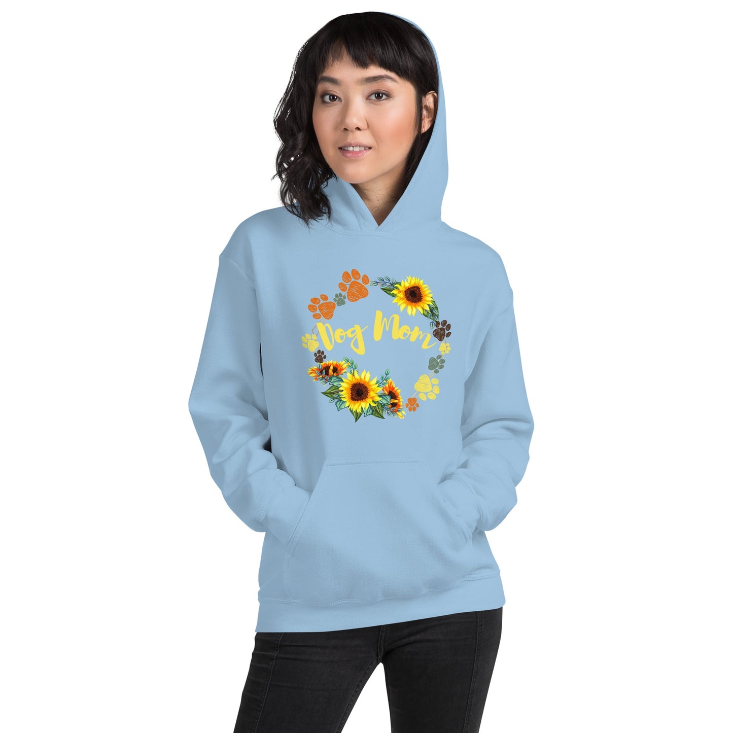 Dog Mom Sunflower Hoodie - DoggyLoveandMore