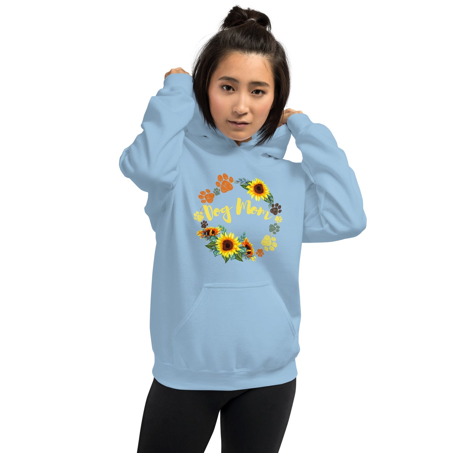Dog Mom Sunflower Hoodie - DoggyLoveandMore
