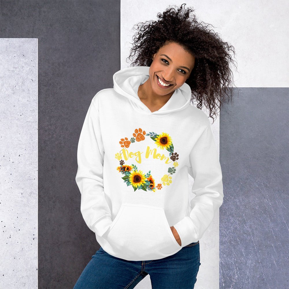 Dog Mom Sunflower Hoodie - DoggyLoveandMore