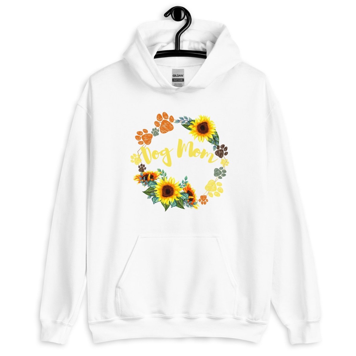 Dog Mom Sunflower Hoodie - DoggyLoveandMore