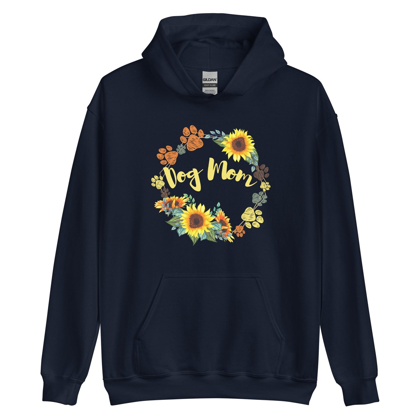 Dog Mom Sunflower Hoodie - DoggyLoveandMore