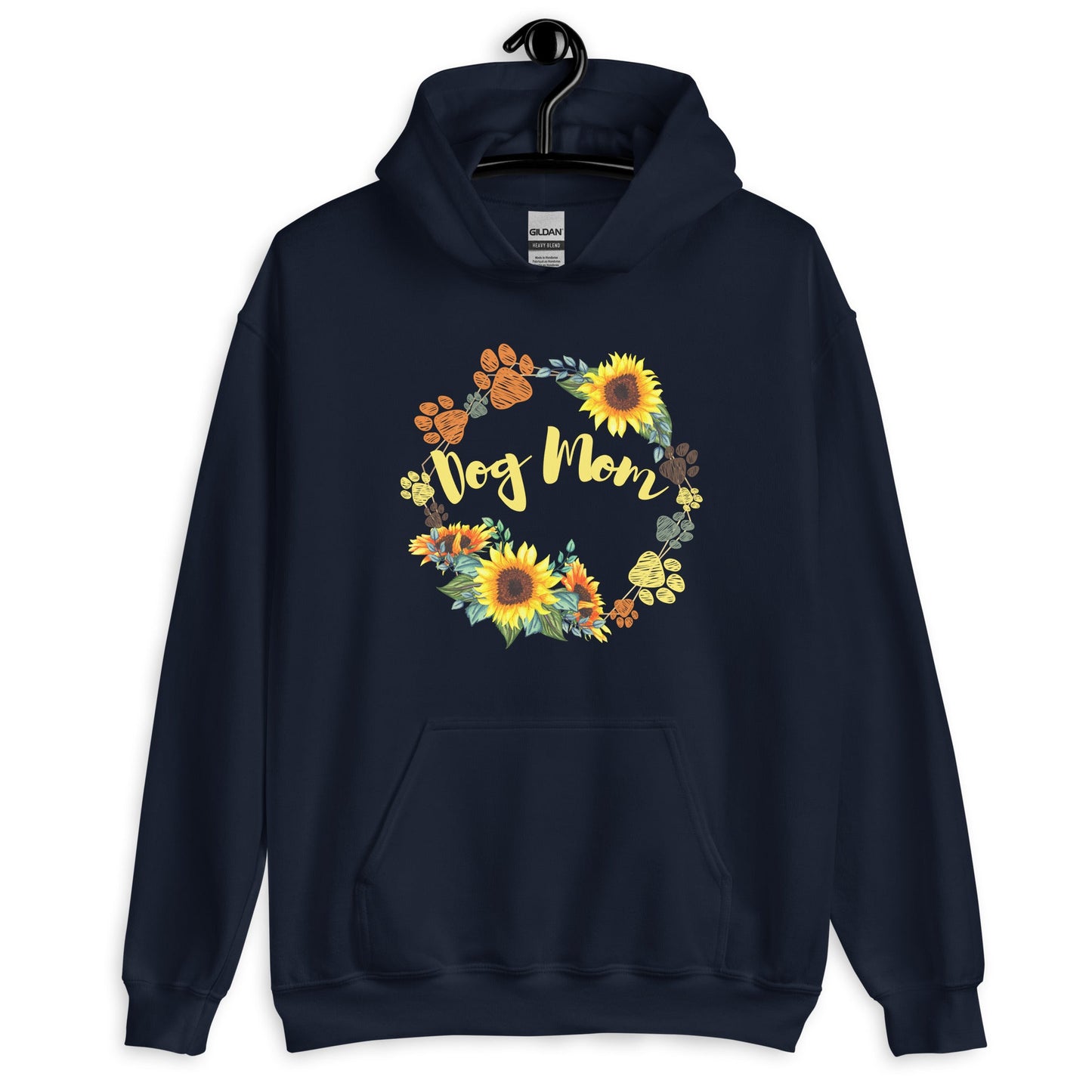 Dog Mom Sunflower Hoodie - DoggyLoveandMore