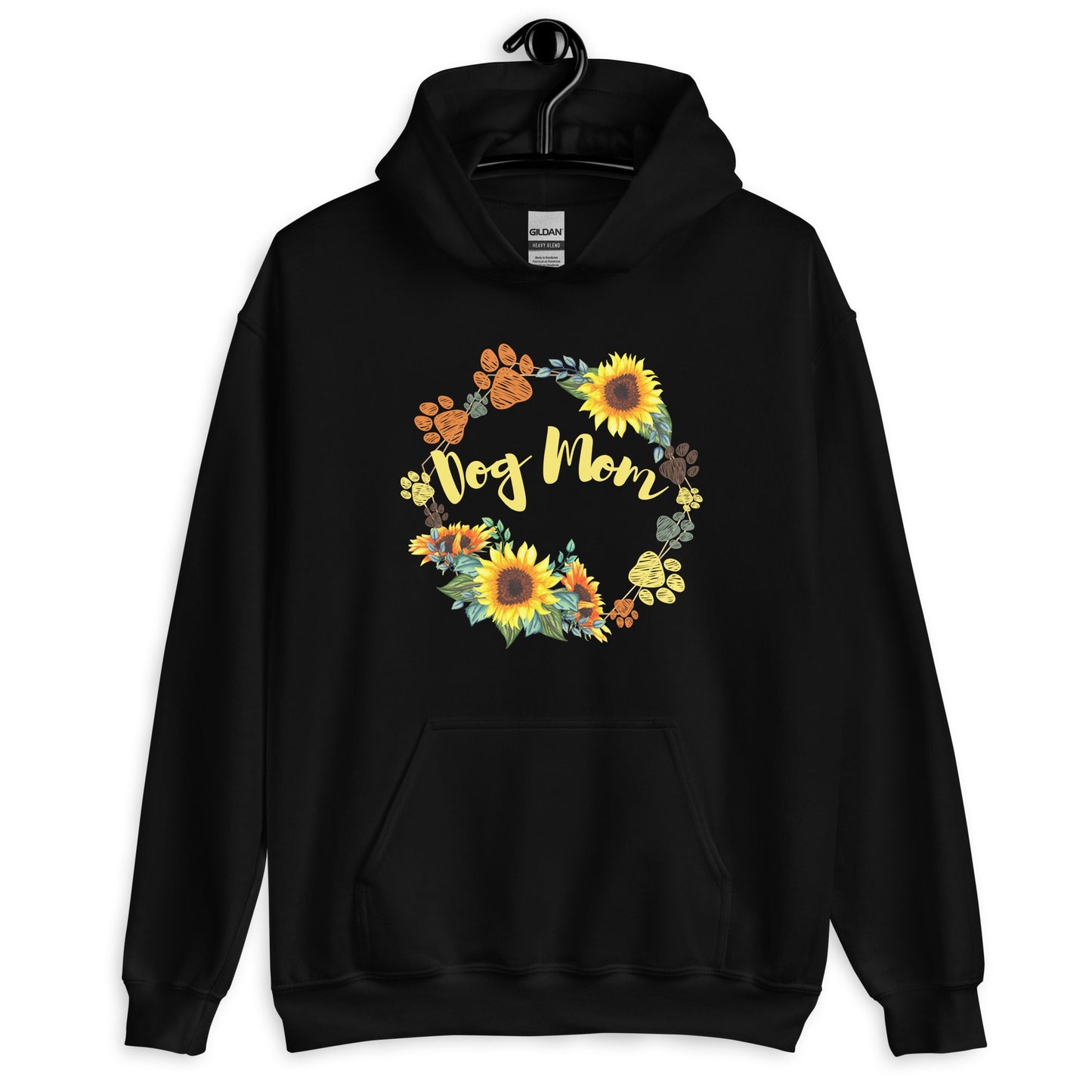 Dog Mom Sunflower Hoodie - DoggyLoveandMore