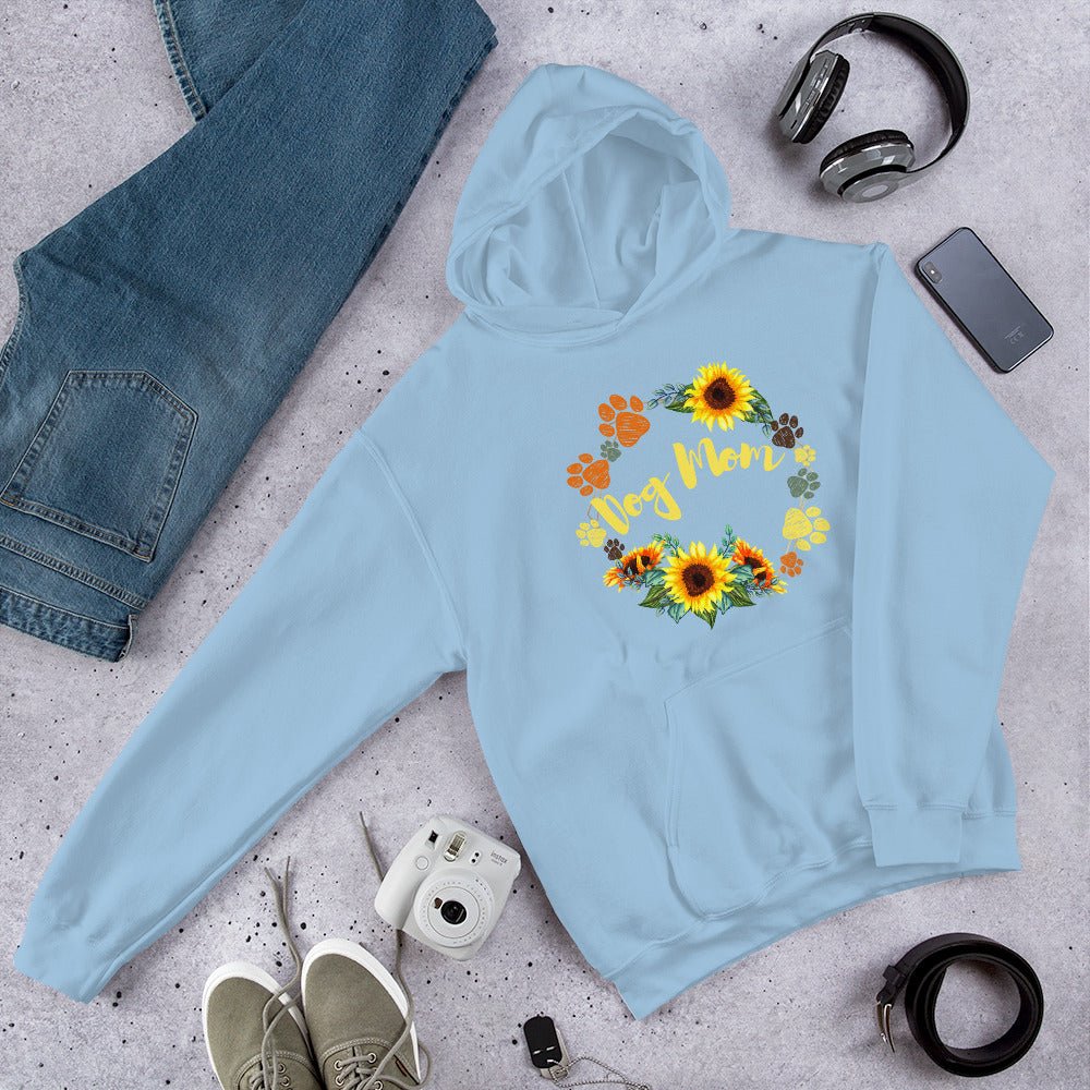 Dog Mom Sunflower Hoodie - DoggyLoveandMore